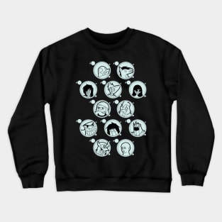 Papercuts from Scripts Crewneck Sweatshirt